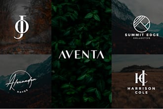 create elegant minimalist logo design