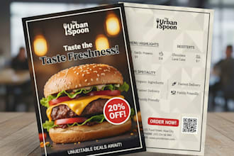 create bookmark and flyer designs
