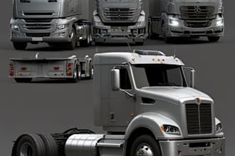 do 3d truck model 3d truck animation modelling 3d vehicle 3d automotive truck