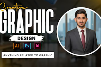do any graphic design adobe illustrator photoshop art work