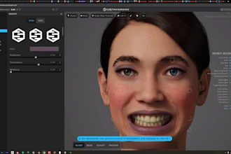 model iclone character, 3d avatar, 3d face expression, lips sync,3d metahuman