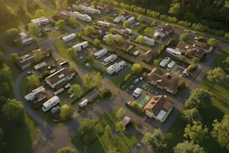 design rv park resort, campground, agricamper design