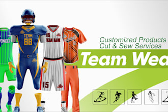 custom teamwear and sports jersey design