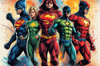 make custom comic character