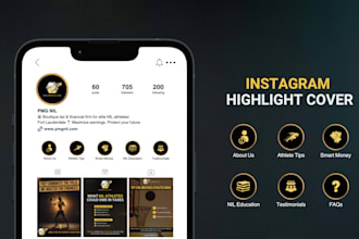 design custom instagram highlight covers and story icons