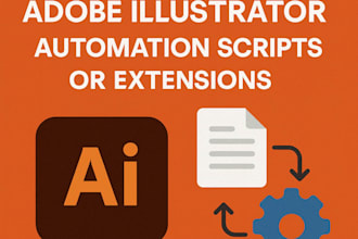 create adobe illustrator automation scripts or extensions