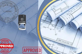 deliver a licensed architect seal for your plans in 24 hour