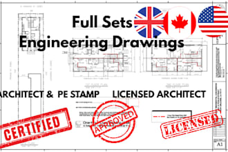 licensed civil engineering permit drawing site plan design grading bmp design