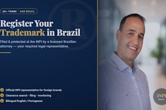 register and protect your trademark in brazil as your inpi attorney