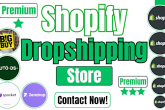 build shopify website design dropshipping autods shopify website development