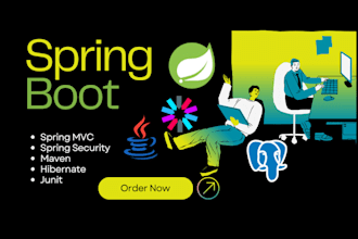 develop rest apis and microservices using java and spring boot