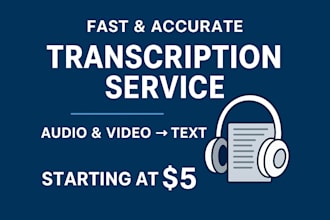 transcribe audio and video into accurate text