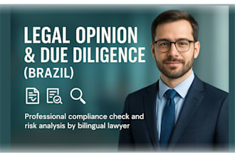 provide a legal opinion or compliance check under brazilian law