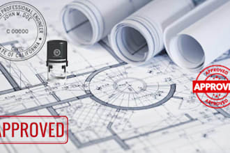 deliver a licensed architect seal for your plans in 24 hour