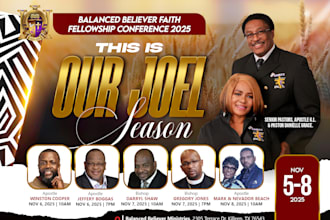 exceptional church, conference and event flyer design