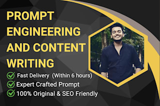 deliver expert prompt engineering and premium content writing