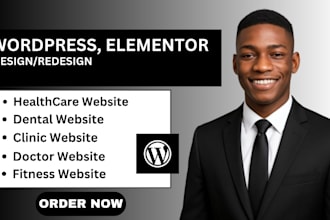 design modern medical, healthcare, and hospital websites