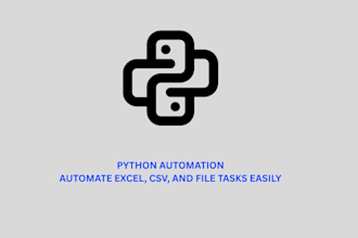 automate your excel or CSV tasks using python