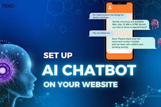 build an ai chatbot for your website using tidio or lyro ai