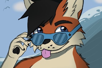 draw sfw furry illustrations for you