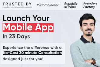 do mobile app development with react native, flutter ios app and android app