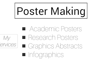make academic and research posters and presentations