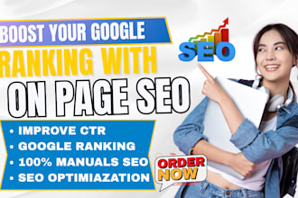 do onpage SEO technical onsite optimization for your website top google rankings