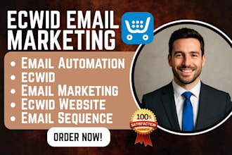 ecwid email automation campaign flow setup abandoned cart recovery marketing
