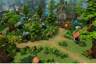 design realistic stylized 3d game enviroment for unreal engine unity vrchat