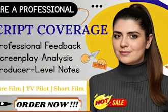 provide professional script coverage and screenplay feedback