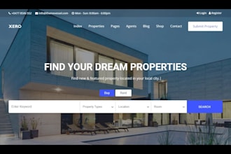 create a clean and SEO optimized real estate site in wordpress