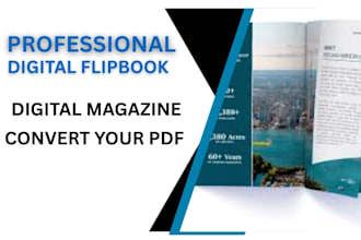 convert PDF to ebook flipbook or digital magazine flip book