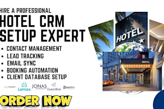 setup hotel CRM stayntouch maestro infor hms jonas chorum guestline cloudbeds