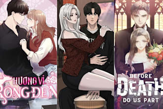 do anime manga webtoon webcomic webnovel light novel shonen romance couple art