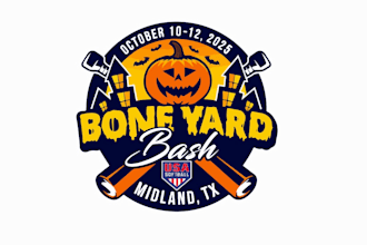 create graceful and fantastic softball and halloween logo design