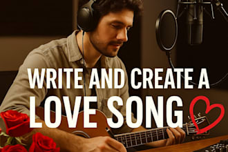 create a personalized love song for your anniversary or valentines day