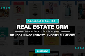 setup and optimize trengo jungo brivity kvcore chime real estate CRM  automation