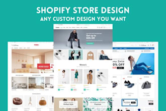 shopify store design shopify store redesign shopify website design and redesign