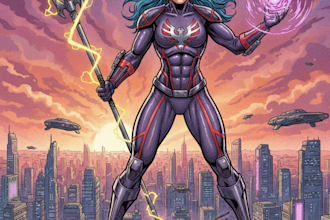 create comic book art