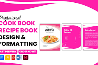 design, format, canva cookbook, recipe book, meal planner, diet plan, food menu