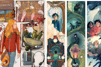 design characters and comic books