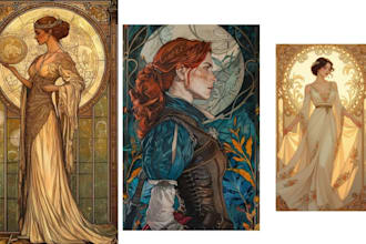 paint a portrait of you in fantasy world