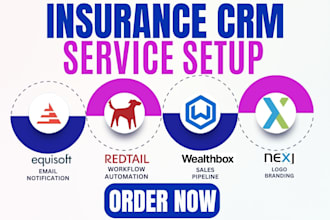 setup insurance CRM equisoft connect redtail wealthbox advisors assistant nexj