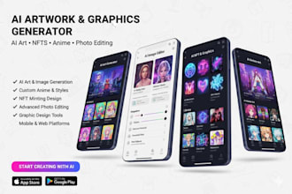 build ai artwork generator app, ai image generator, ai nft generator app, ai art
