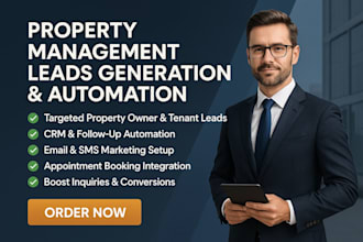 generate property management realtor airbnb rentals home owner leads