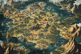 do fantasy map design