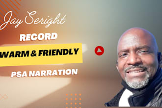 record a warm, friendly psa narration for health or community messages