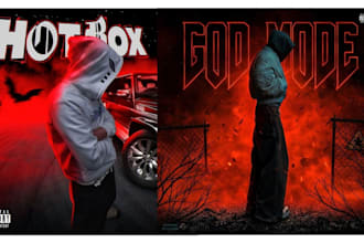 design dark and album covers for metalcore, nu metal