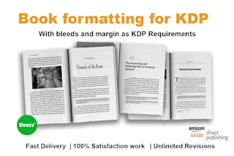 book formatting for kdp with bleeds and margin