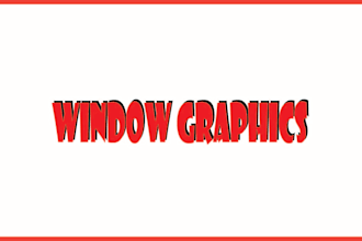 design  storefront window graphics and wall vinyl stickers